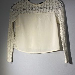 Cream colored Long sleeve top